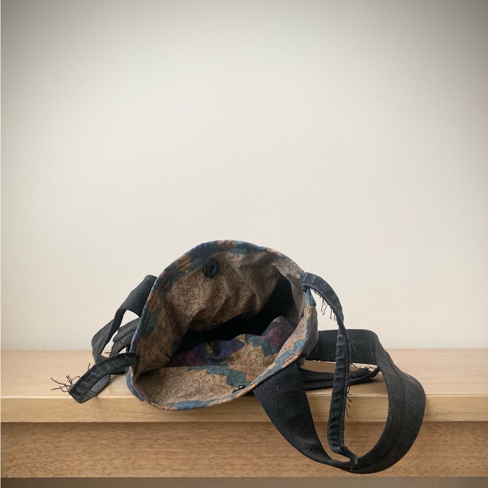 joodito origami japanese boro crossbody patchwork denim jean slouchy handbag bag - Picture 15 of 15